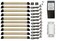 Inspired LED LED Hardwire Kitchen Kit Ten Warm White Designer Series Panels LED Dimming System