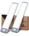 PRIORARE Led Under Cabinet Lighting Motion Sensor Wireless Rechargeable Cabinet Lights Ultra Thin 30Led Battery Operated Closet Light for Kitchen Closet Pure White 2Pack