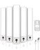 EZVALO 5Pack Under Cabinet Lighting 2400mAh Motion Sensor Light LED Closet Lights Wireless 6500K Dimmable Timer Magnetic with Remote Control for Kitchen Closet Stair