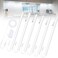 JUSJUBR 6PCS x 12 Inch Under Cabinet Lights Plugin Dimmable LED Under Cabinet Lighting Cold White 6000K UnderCounter Light Fixtures with Memory Function Under Counter LED Lights for Kitchen