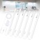 JUSJUBR 6PCS x 12 Inch Under Cabinet Lights Plugin Dimmable LED Under Cabinet Lighting Cold White 6000K UnderCounter Light Fixtures with Memory Function Under Counter LED Lights for Kitchen