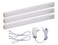 PureOptics LED Under Cabinet Lighting Kit 3Bars 9 Inches Each DIY ToolFree Installation Warm White 2700K 1080 Lumens 15 Watts Home Accent LEDUC93WK