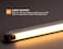 PureOptics LED Under Cabinet Lighting Kit 3Bars 9 Inches Each DIY ToolFree Installation Warm White 2700K 1080 Lumens 15 Watts Home Accent LEDUC93WK