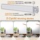 goodland Under Cabinet Lights Rechargeable Under Counter Lights for Kitchen 188 LED Closet Light Motion Sensor Light Indoor Dimmable Magnetic Under Cabinet Lighting 2Pack