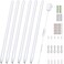Cefrank 6Pack 12 Inch Seamlessly Linkable LED Under Cabinet Lighting Strip Light Bars for Cabinet Kitchen Shelf Workbench Cupboard 1200 Lumen Cold White 6000K
