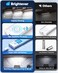 Brightever Under Cabinet Lighting 10 Inch LED Battery Operated Rechargeable Motion Sensor Lights Indoor 2200mAh Magnetic Wireless Closet Light 6500K Dimmable Under Counter Lights for Kitchen Stair 3 P