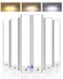 AMETHEUS 6Pack Under Cabinet Lighting 34 LED Rechargeable Battery Motion Sensor Light Indoor Dimmable 3 Color Temps Magnetic Closet Lights Wireless Under Counter Lights for Kitchen 8inch