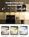 Rihvy Under Cabinet Lighting 8 Inches Rechargeable Motion Sensor Light Indoor 3 Color Dimmable Closet Light Battery Operated USB Stick on LED Magnetic Under Counter Lights for Kitchen Stair 3 Packs