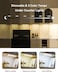 Rihvy Under Cabinet Lighting 8 Inches Rechargeable Motion Sensor Light Indoor 3 Color Dimmable Closet Light Battery Operated USB Stick on LED Magnetic Under Counter Lights for Kitchen Stair 3 Packs