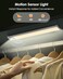 VerRon 5 Pack Under Cabinet Lights Rechargeable Under Cabinet Lighting Wireless Motion Sensor Light Indoor LED Closet Lights Upgraded 2200mAh Magnetic UnderCounter Light Fixtures for Kitchen Home 10in