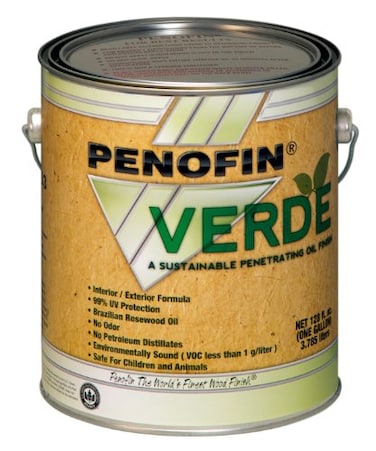 Performance Coatings Ebony 733921700734 Penofin Verde Sustainable Wood Finish 1Gallon Size