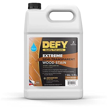 Defy Extreme Wood Stain Light Walnut 1gallon