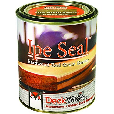 DeckWise Ipe Seal Hardwood End Grain Sealant for Fresh Cut Board Ends or Turning Blanks 1Quart