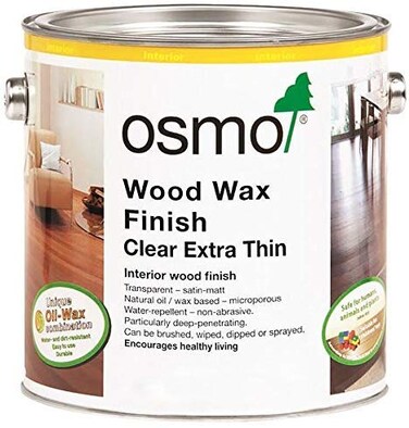 Osmo Wood Wax Finish Extra Thin 1101 Clear 125 Liter