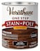 Varathane 225250H OilBased One Step Stain Poly Quart Dark Walnut