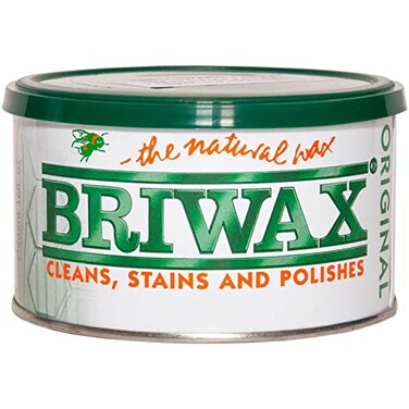 Briwax Light Brown Furniture Wax Polish Cleans Stains and Polishes