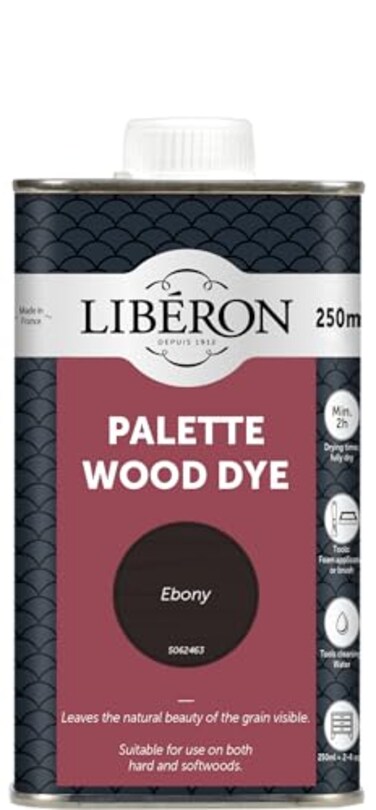 Lib&Atilde;&copy;ron Liberon Wood Dye 250ml Ebony
