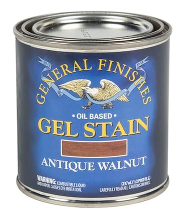 General Finishes Oil Base Gel Stain 12 Pint Antique Walnut