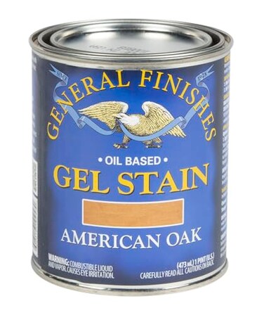 General Finishes Oil Base Gel Stain 1 Pint American Oak