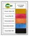 Transol Wood Dye Powdered Solvent 5 Color Kit Wood Stain Kit 50 Grams