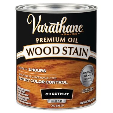 Varathane 211721H Premium Wood Stain Quart Chestnut