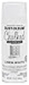Rust-Oleum RustOleum Linen White Chalked AllinOne Ultra Matte Spray Paint One Coat Coverage No Primer Sanding Or Topcoat Needed Easy Spray Application Made in USA 12 OZ