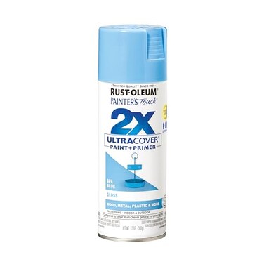 Rust-Oleum RustOleum 249093 Painters Touch 2X Ultra Cover Spray Paint 12 oz Gloss Spa Blue