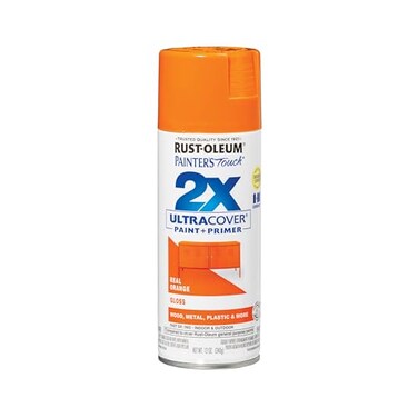 Rust-Oleum RustOleum 249095 Painters Touch 2X Ultra Cover Spray Paint 12 oz Gloss Real Orange
