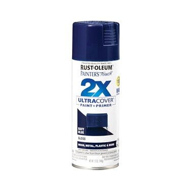Rust-Oleum RustOleum 249098 Painters Touch 2X Ultra Cover Spray Paint 12 oz Gloss Navy Blue