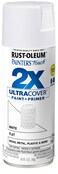 Rust-Oleum RustOleum 249126 Painters Touch 2X Ultra Cover Spray Paint 12 oz Flat White