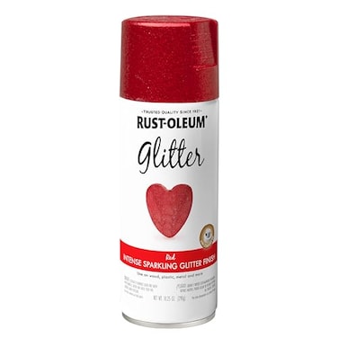 Rust-Oleum RustOleum 268045 Specialty Glitter Spray Paint 1025 Oz Red