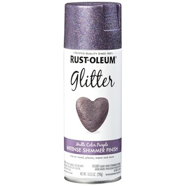 Rust-Oleum RustOleum 342607 Specialty Glitter Spray Paint 1025 oz Purple MultiColor