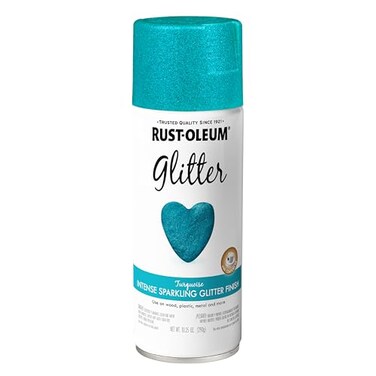 Rust-Oleum RustOleum 302573 Specialty Glitter Spray Paint 1025 Oz Turquoise