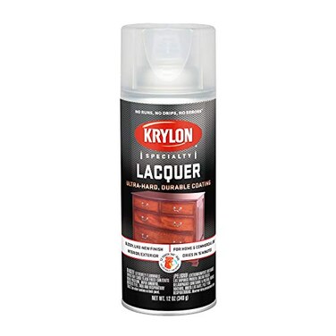 Krylon K07032 Lacquer Spray Special Purpose Aerosol Clear Gloss 12 Ounce