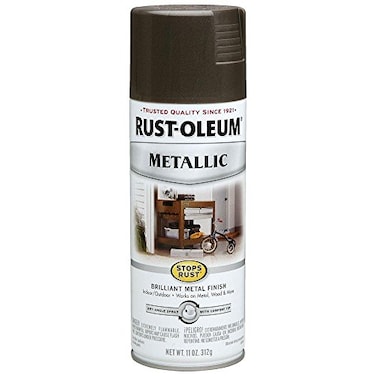 Rust-Oleum RustOleum 7272830 Stops Rust Metallic Spray Paint 11 oz Dark Bronze