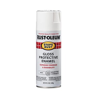Rust-Oleum RustOleum 7792830 Stops Rust Spray Paint 12 oz Gloss White