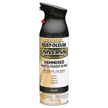 Rust-Oleum RustOleum 245217 Universal All Surface Hammered Spray Paint 12 oz Black
