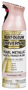 Rust-Oleum RustOleum 301537 Universal All Surface Pearl Metallic Spray Paint 11 oz Champagne Pink