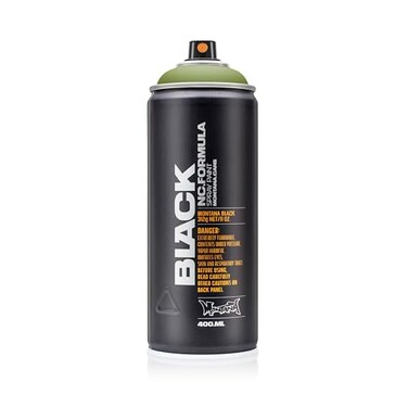 Montana Gold Montana Cans BLACK Spray Paint 400ml Lost Island