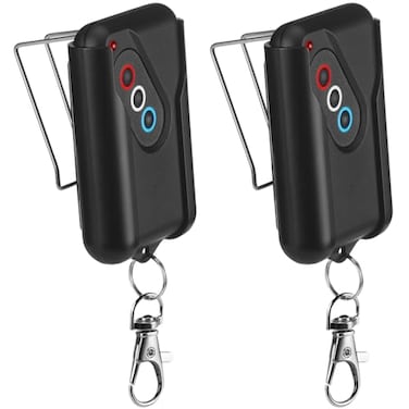 Kingdder 2 Pcs Garage Door Remote Compatible with Guardian 2211l 3 Button Garage Door Remote Transmitter 303mhz390mhz Gate Opener with Keychain and Base