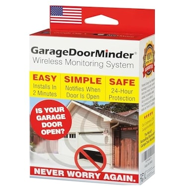 Garage Door Minder Version II 100 Wireless Installs in Two Minutes No WiFi inHome Monitor Alert System Great for Seniors
