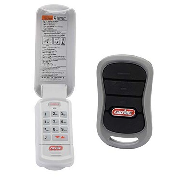 Genie Genuine Accessories Bundle Combo Pack 3Button Garage Door Opener Remote and Wireless Keypad Works on Genie Intellicode Garage Door Openers Model G3TR and GKR