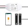 meross Smart Garage Door Opener Remote Compatible with Apple HomeKit Amazon Alexa Google Assistant SmartThings Multiple Notification Modes No Hub NeededWhite