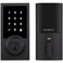 Kwikset HomeConnect 918 Contemporary ZWave Long Range Enabled Touchscreen Lock Works with Ring Alarm Samsung SmartThings Hub Required Sold Separately in Matte Black
