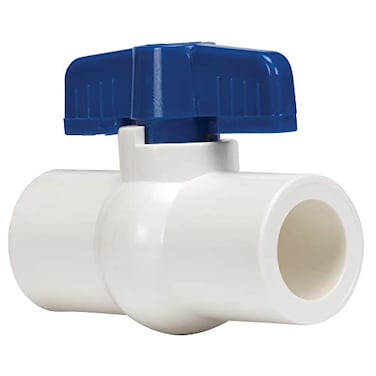 Homewerks Worldwide Homewerks VBVP40E5B Ball Valve VC Schedule 40 x Solvent 1Inch 1 Inch Blue