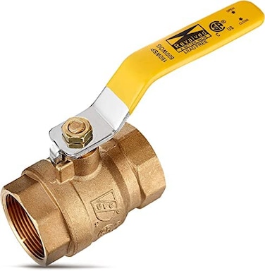 REVALVED Full Port 114 Brass Ball Valve LeadFree Brass Valve Female Threaded NPT Connector Max Pressure 150 PSI WSP 600 PSI WOG 125 in 2 Pack