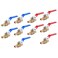 EFIELD Pack of 10 34 Inch Pex Brass Full Port Shutoff Ball Valve for Hot and Cold Water UPCVALVE013