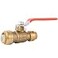 SharkBite 34 x 12 in PTC Reducing Ball Valve PushtoConnect Brass Water ShutOff Plumbing Fitting 22973LF