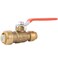 SharkBite 34 x 12 in PTC Reducing Ball Valve PushtoConnect Brass Water ShutOff Plumbing Fitting 22973LF
