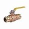 Midline Valve 532VLV034 DoubleORing Press Ball Valve with 34 in Connections Brass